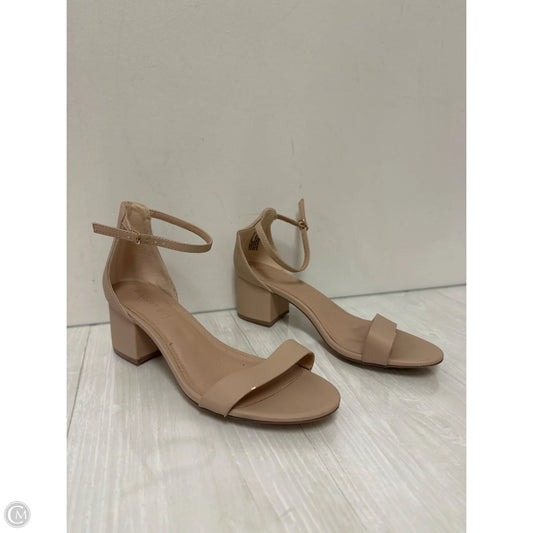 Sandals Heels Block By Madden Girl In Ombre Print, Size: 10