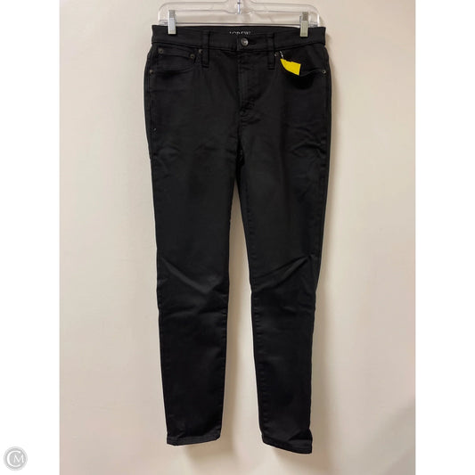 Jeans Skinny By J. Crew In Black, Size: 8
