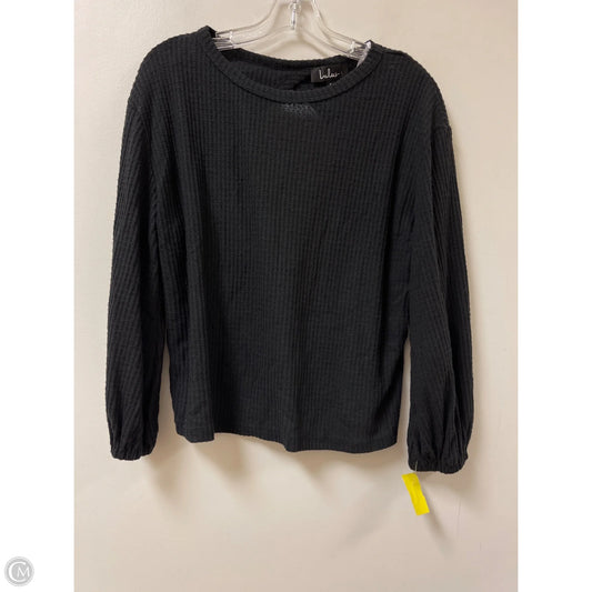 Top Long Sleeve By Lulus In Black, Size: S