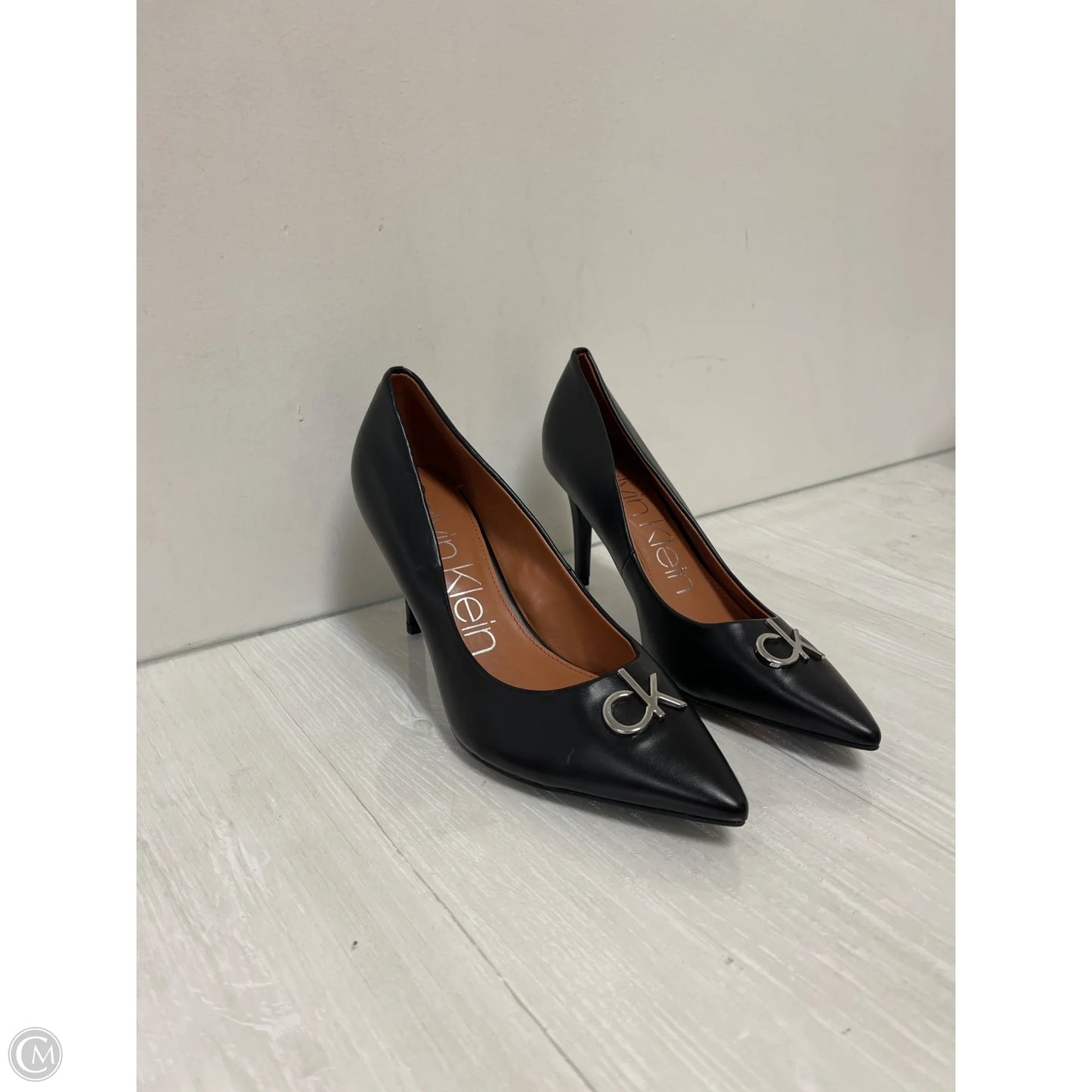 Shoes Heels Stiletto By Calvin Klein In Black, Size: 10