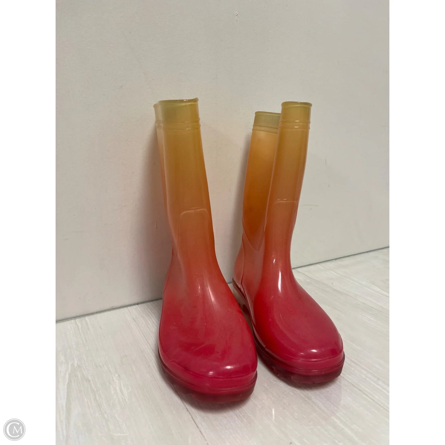 Boots Ankle Heels By Muk Luks In Brown, Size: 10