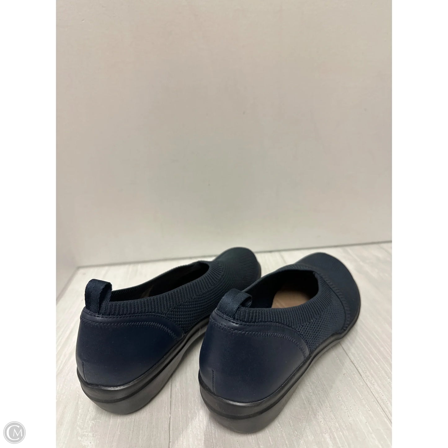 Shoes Flats By Clarks In Blue, Size: 9