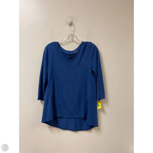 Top Long Sleeve By Chicos In Blue, Size: S