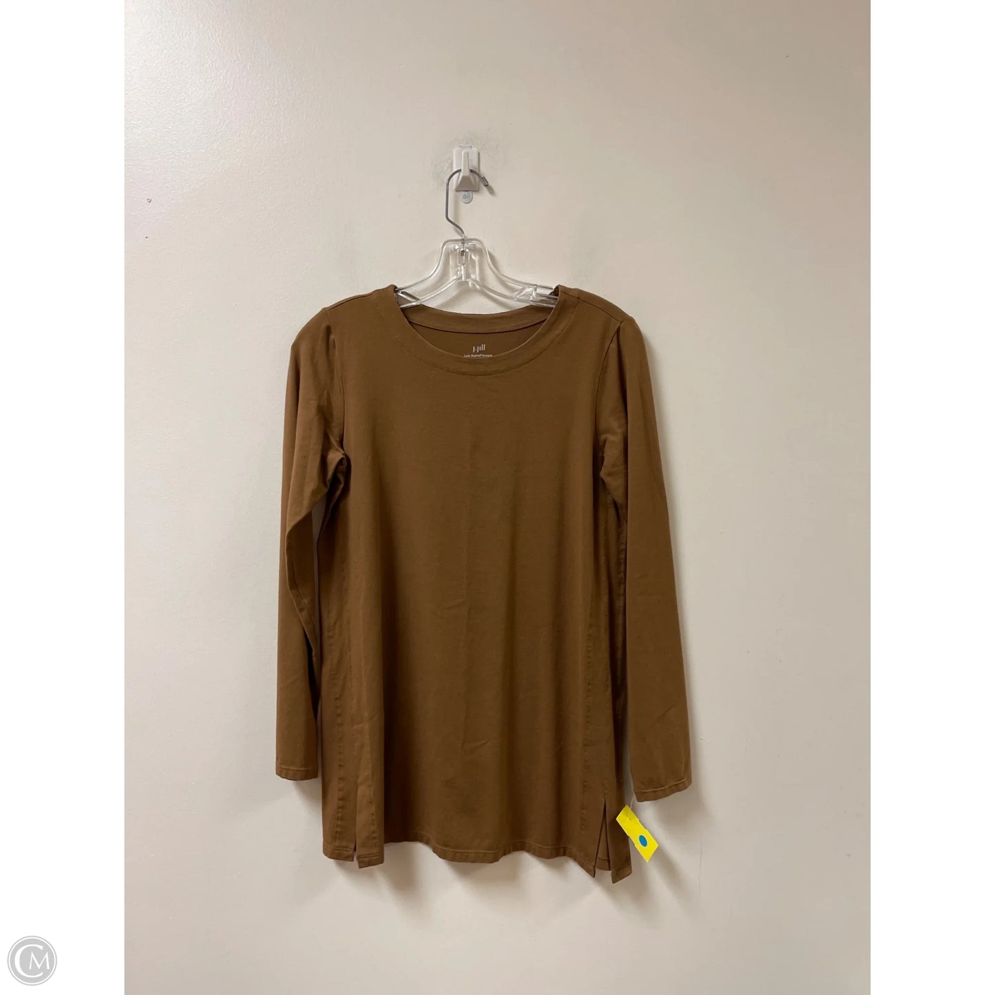 Top Long Sleeve By J. Jill In Brown, Size: Xs