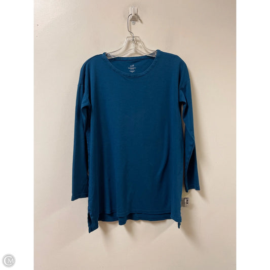 Top Long Sleeve Basic By J. Jill In Teal, Size: Xs