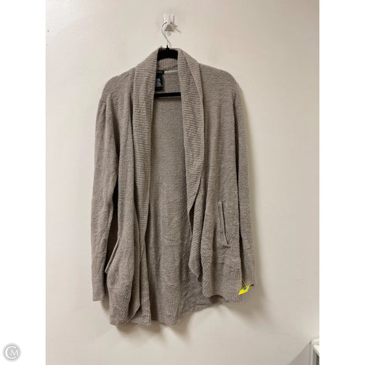 Sweater Cardigan By Clothes Mentor In Brown, Size: L