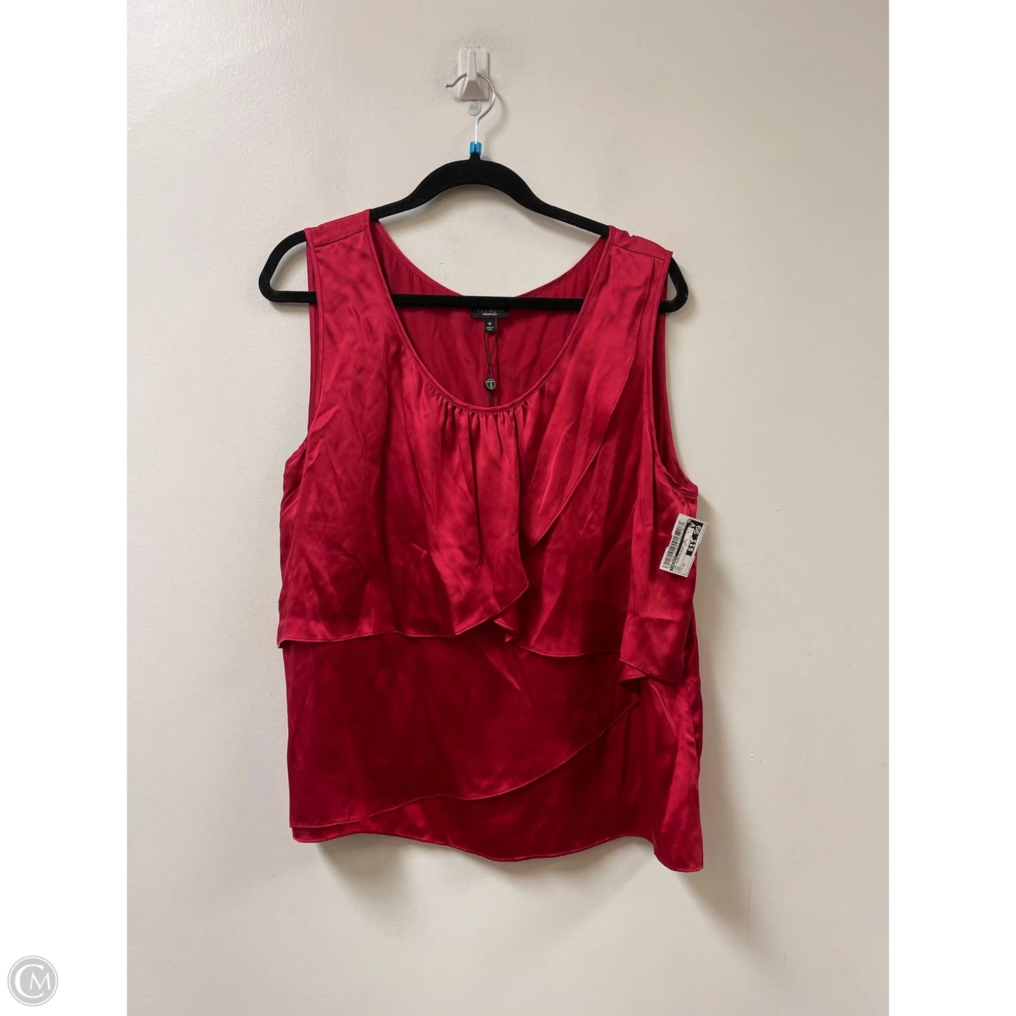 Top Sleeveless By Talbots In Red, Size: 1x