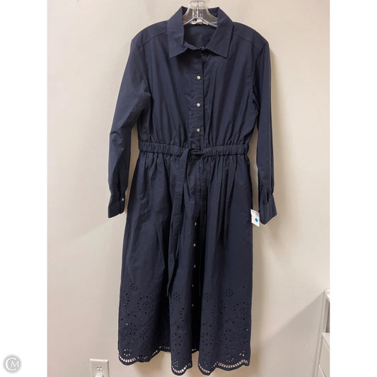 Dress Casual Maxi By Free Assembly In Navy, Size: M