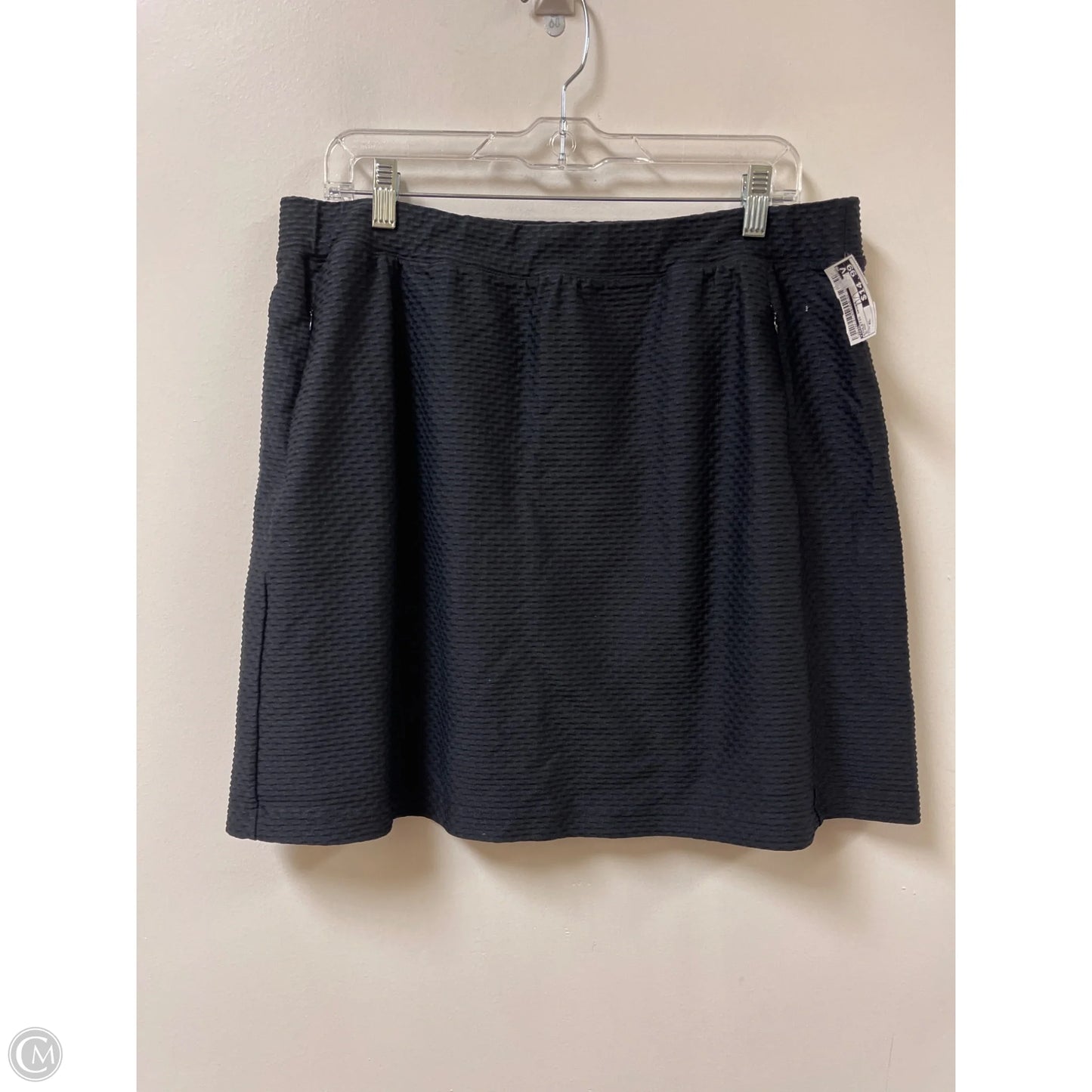 Athletic Skort By Tail In Black, Size: Xl