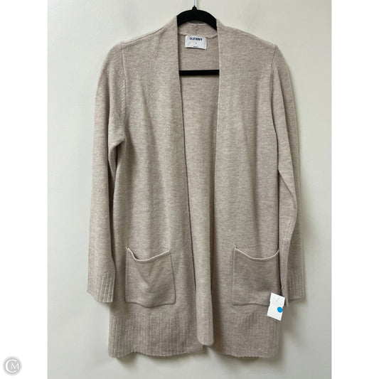 Sweater Cardigan By Old Navy In Cream, Size: M