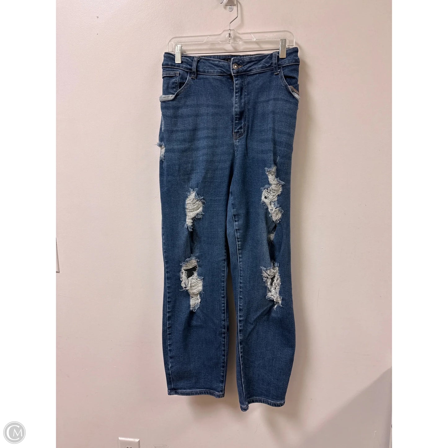 Jeans Skinny By Judy Blue In Blue, Size: 24