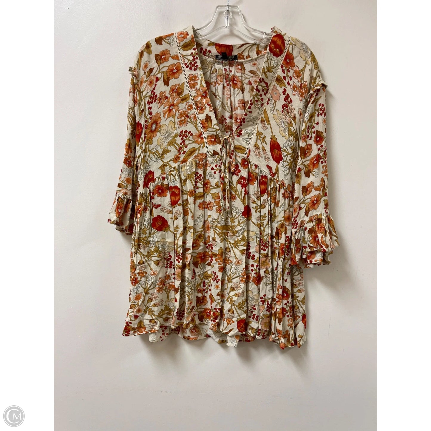 Tunic Short Sleeve By Rachel Zoe In Cream, Size: S
