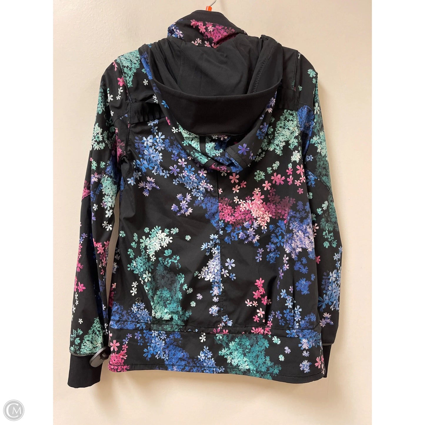 Athletic Jacket By Lululemon In Floral Print, Size: 4
