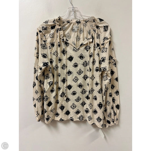 Top Long Sleeve By Wonderly In Cream, Size: S