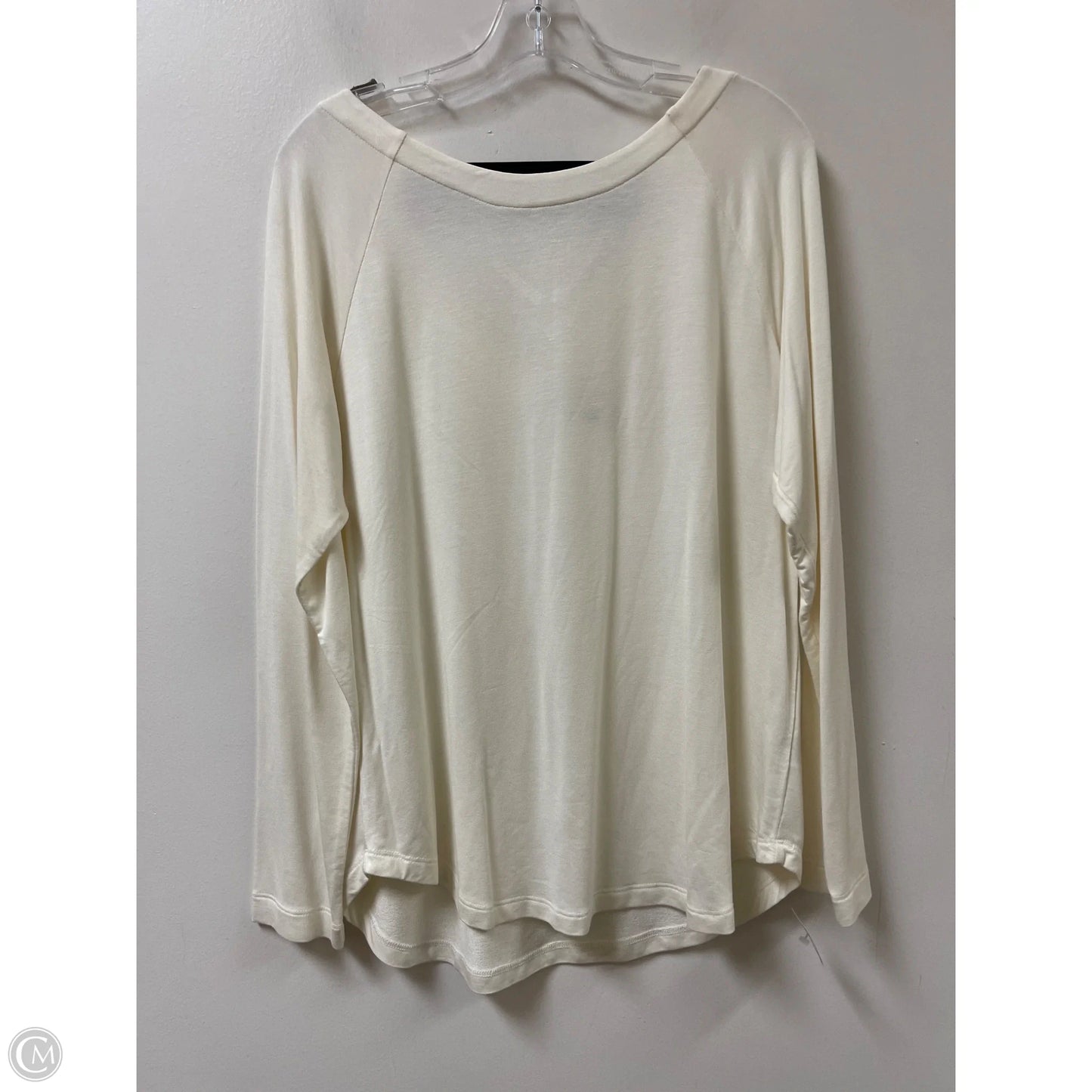 Top Long Sleeve By Cabi In Cream, Size: M