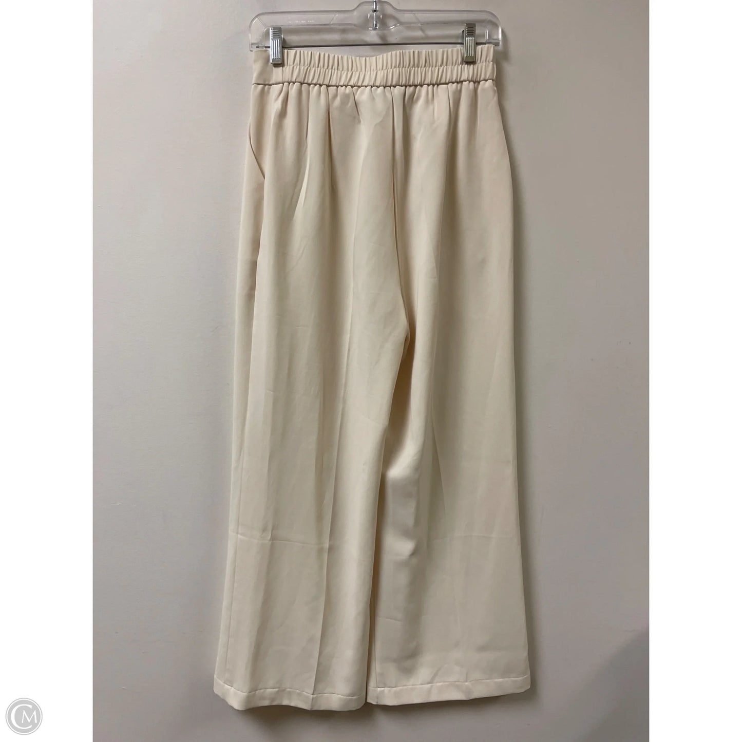 Pants Wide Leg By Clothes Mentor In Cream, Size: 4