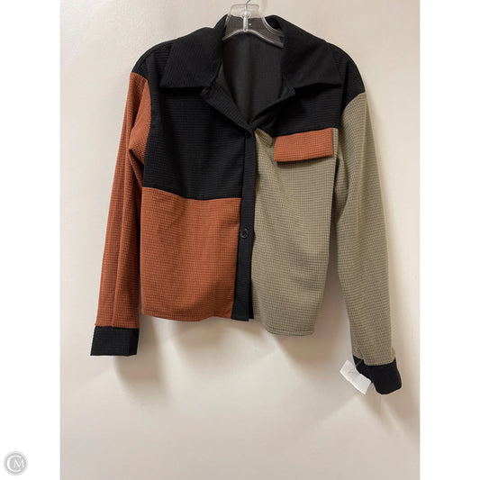 Top Long Sleeve By Shein In Multi-colored, Size: S