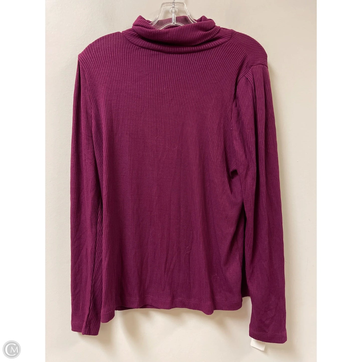 Top Long Sleeve By Loft In Purple, Size: Xl