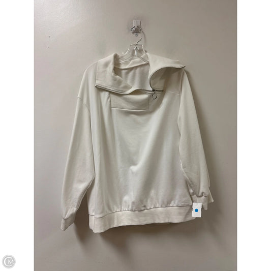 Sweater By Clothes Mentor In White, Size: 1x
