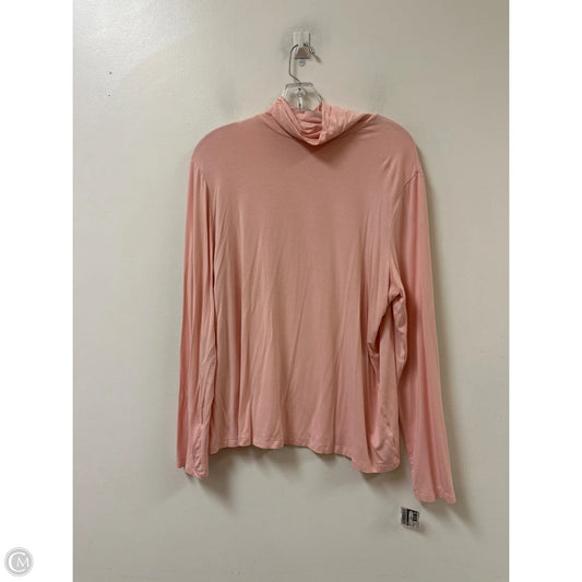 Top Long Sleeve By Chicos In Pink, Size: Xl