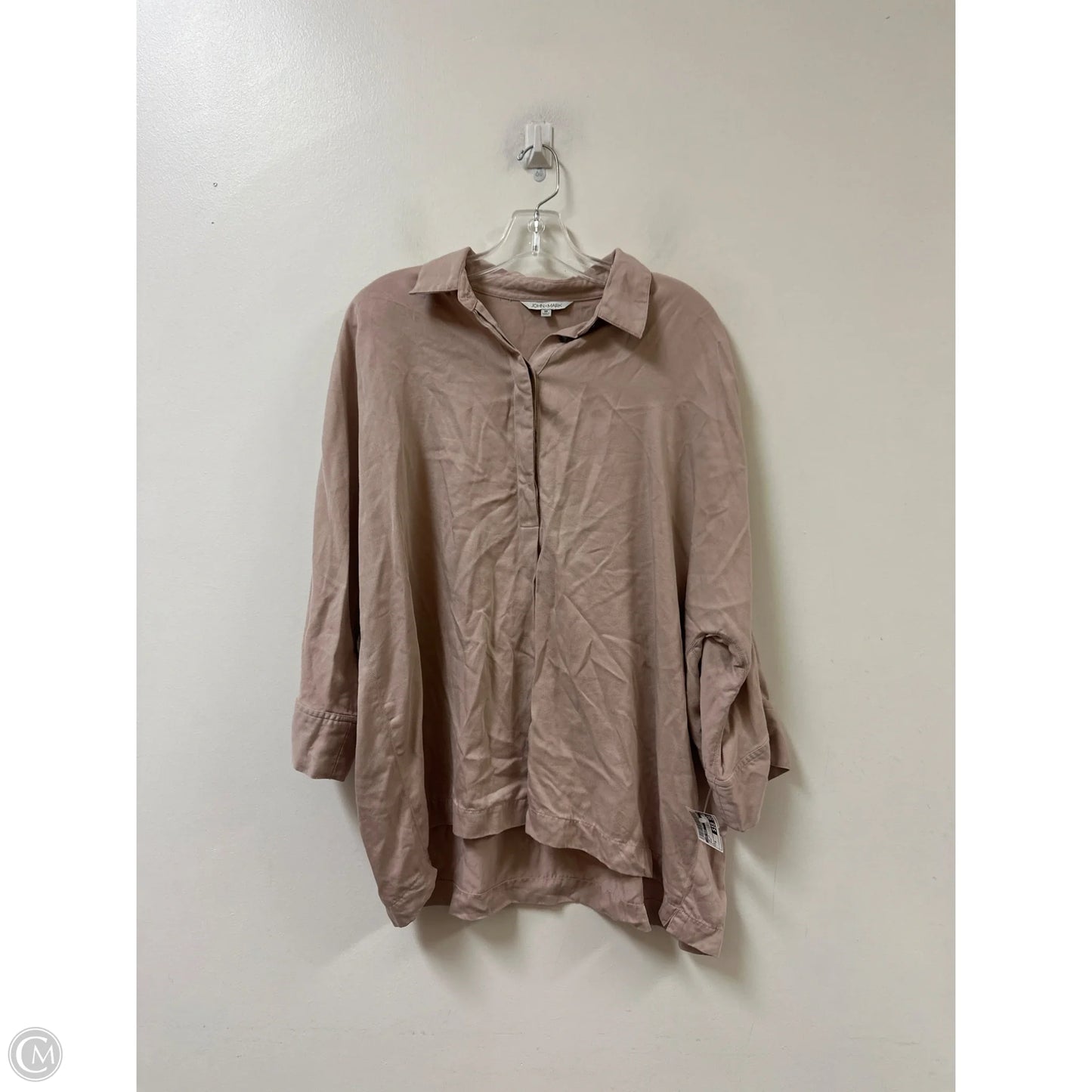 Top Long Sleeve By John Mark In Mauve, Size: M