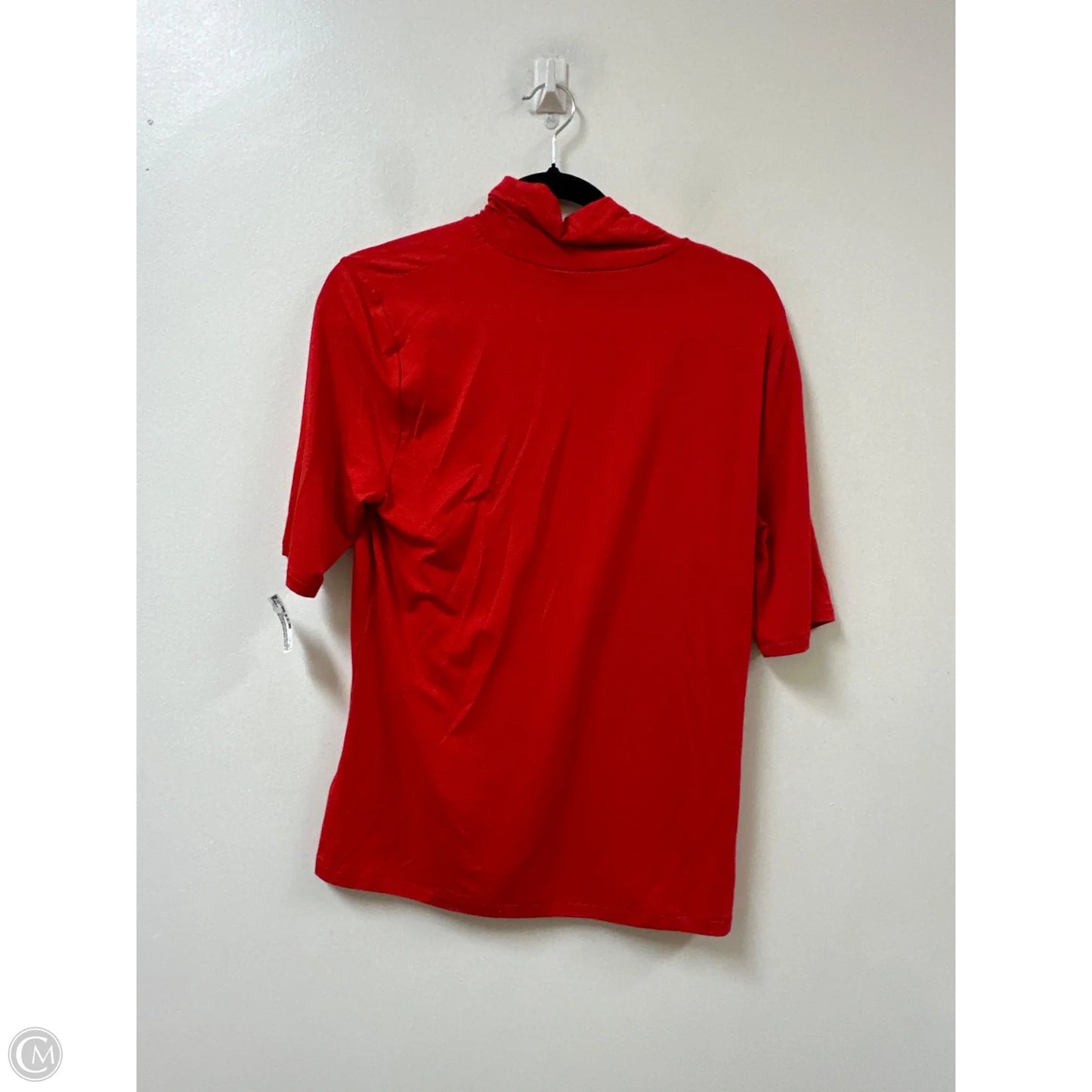 Top Short Sleeve By Lauren By Ralph Lauren In Red, Size: Xl