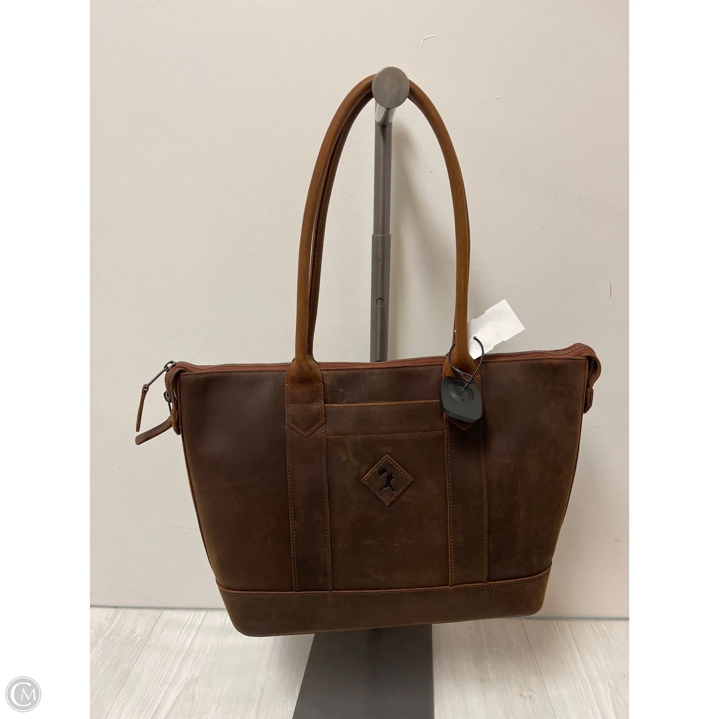 Tote Leather By Cma, Size: Medium