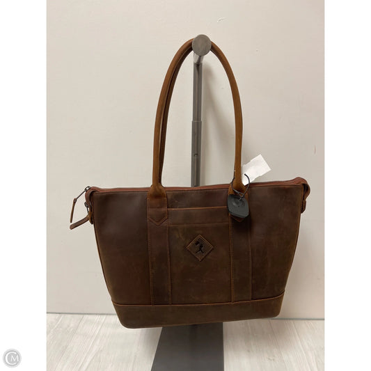 Tote Leather By Cma, Size: Medium