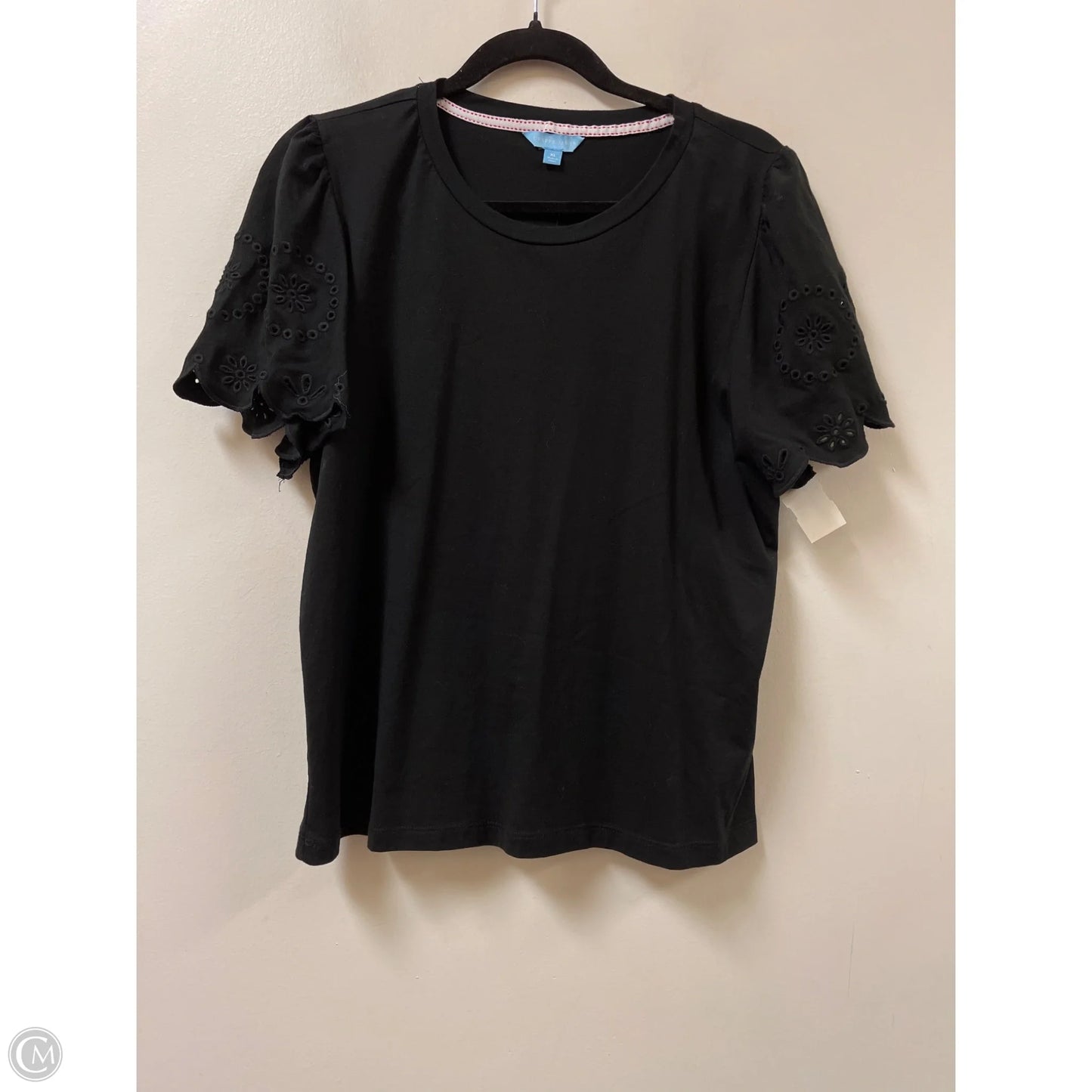 Top Short Sleeve By Draper James In Black, Size: Xl