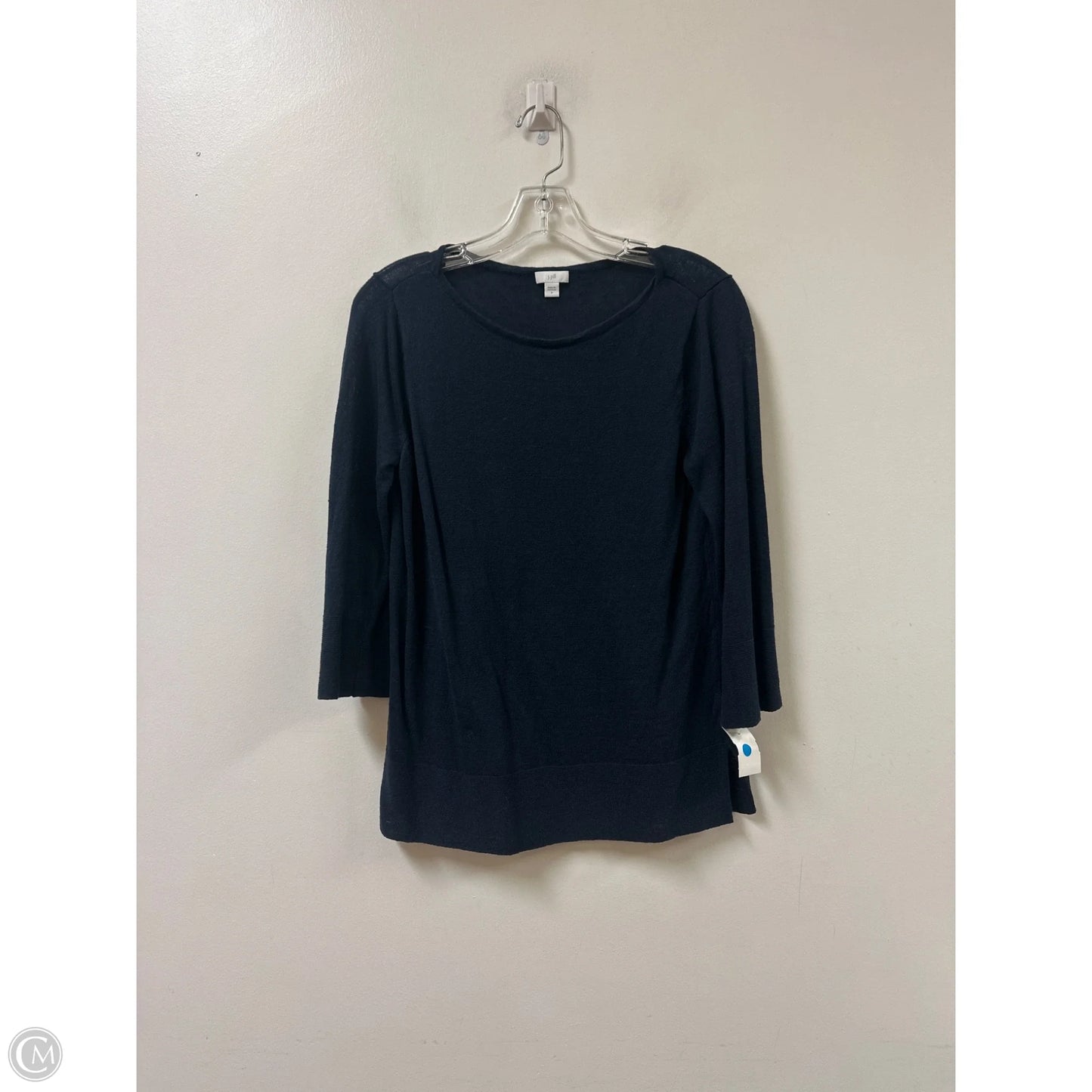 Top Long Sleeve By J. Jill In Navy, Size: S
