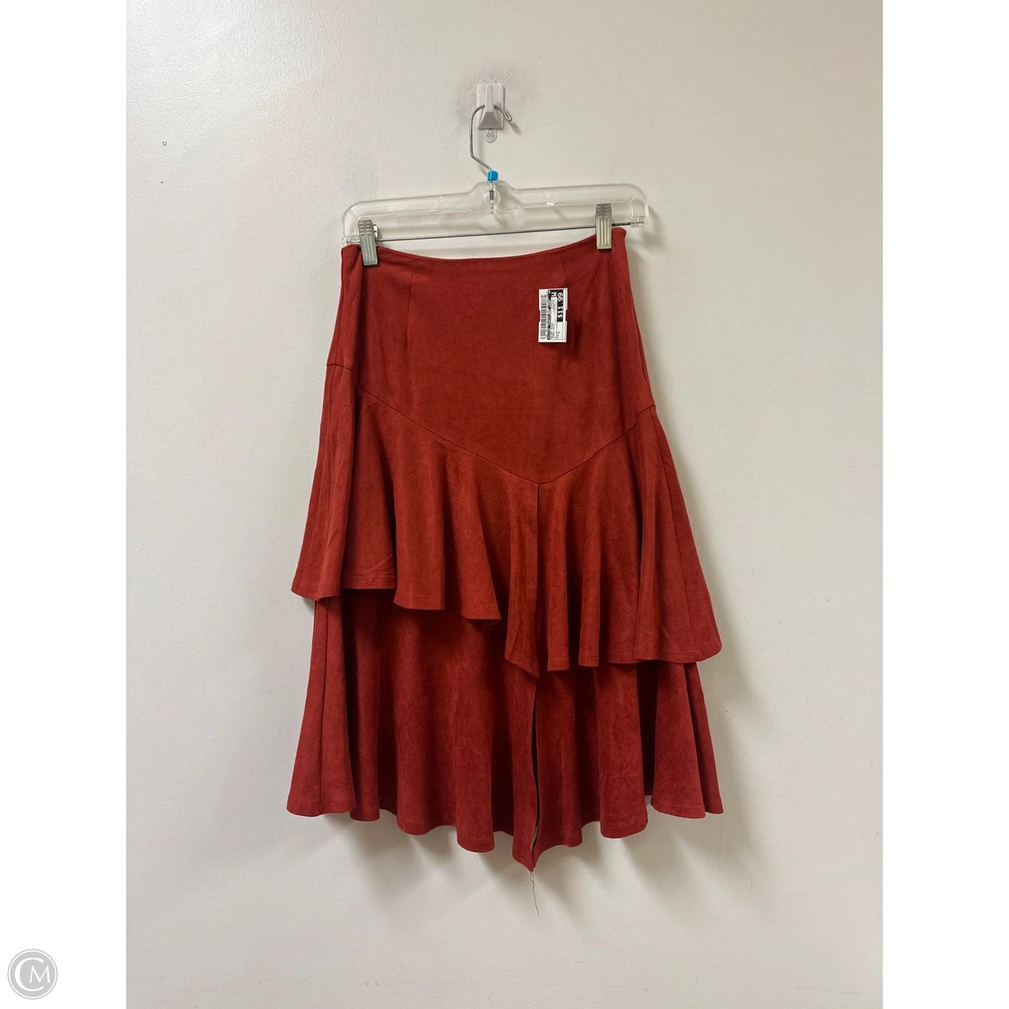 Skirt Midi By Flying Tomato In Ombre Print, Size: 4