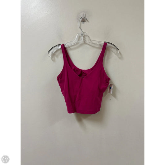 Athletic Bra By Lululemon In Pink, Size: 8