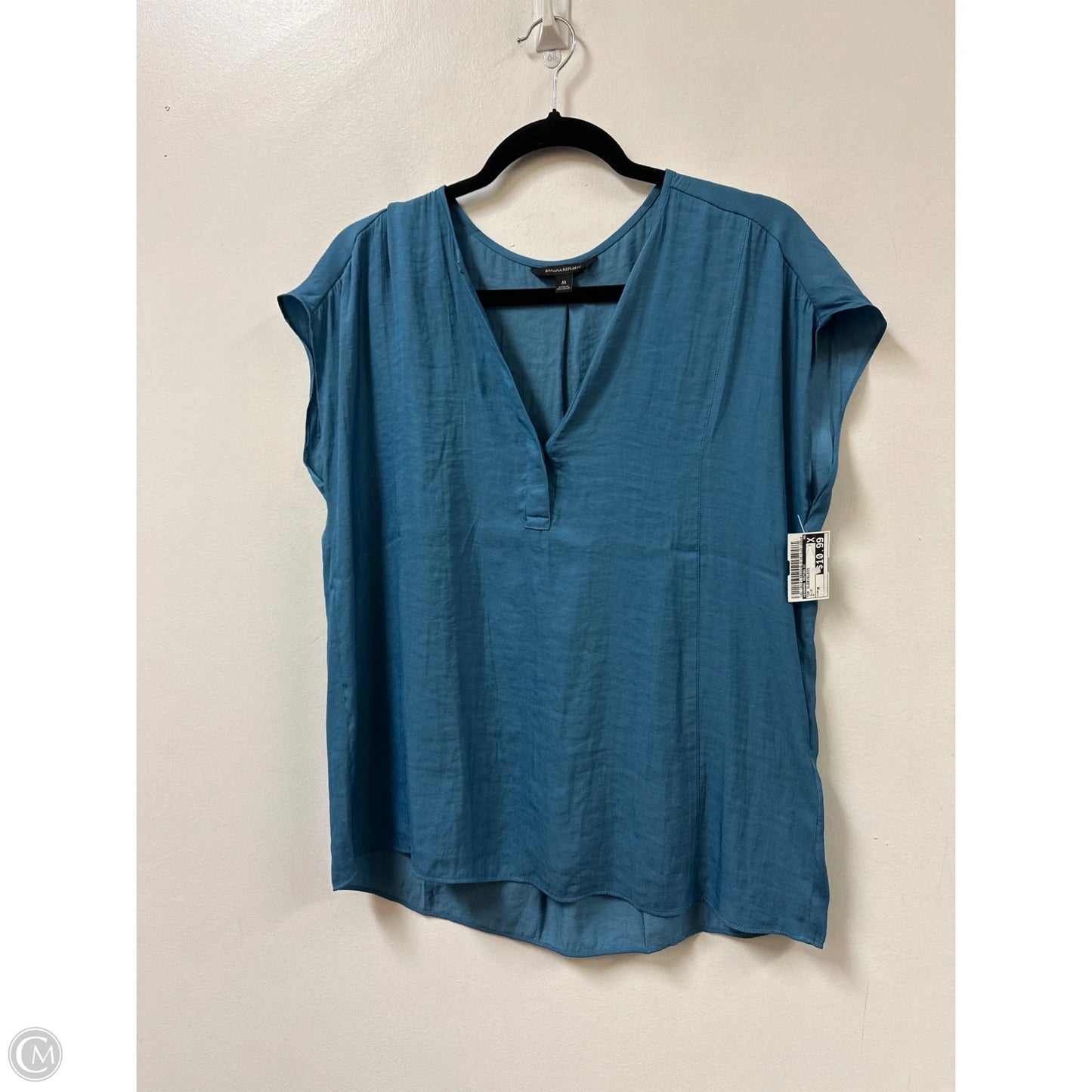 Top Sleeveless By Banana Republic In Blue, Size: M