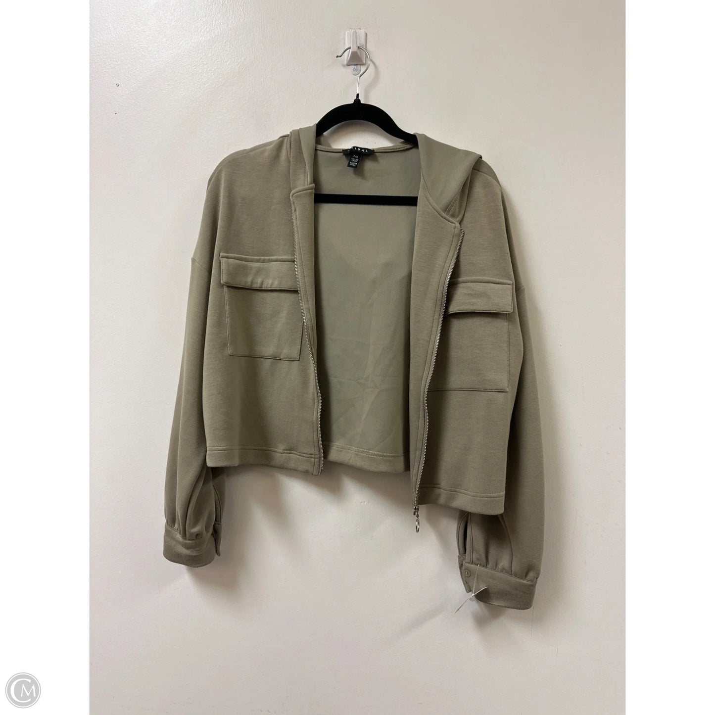 Sweater Cardigan By Tribal In Green, Size: Sp