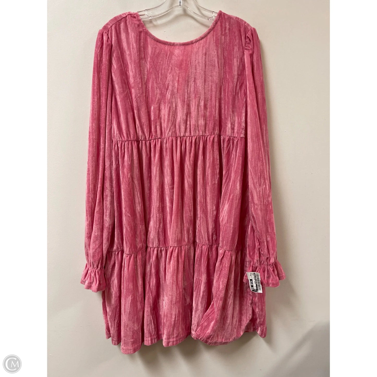 Dress Casual Short By Clothes Mentor In Pink, Size: Xl