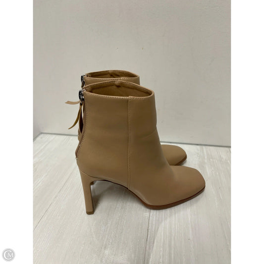 Boots Ankle Heels By Mia In Tan, Size: 6
