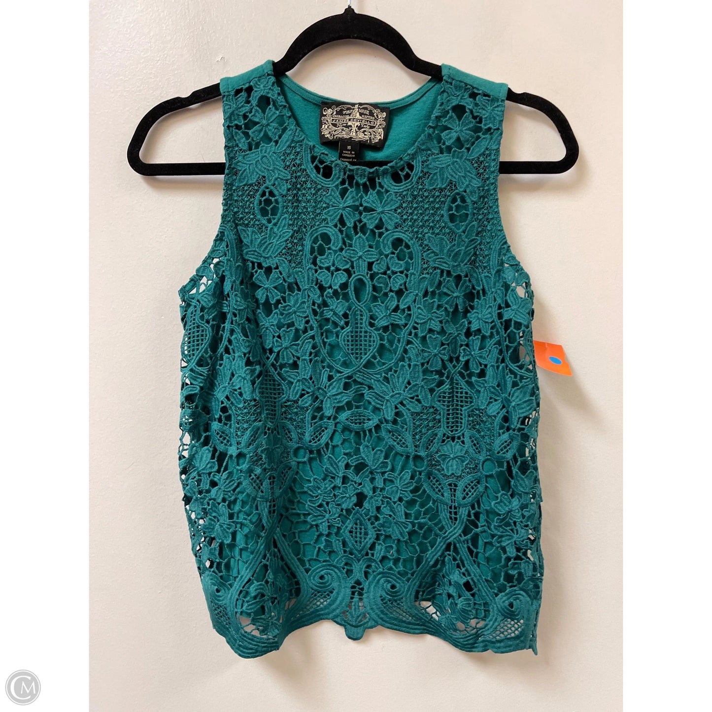 Top Sleeveless By Clothes Mentor In Green, Size: Xs