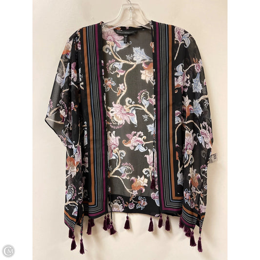 Kimono By White House Black Market In Multi-colored, Size: Xs