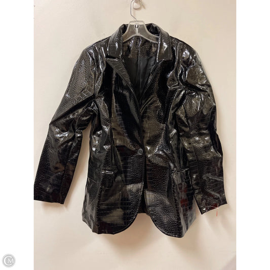 Blazer By Clothes Mentor In Black, Size: L