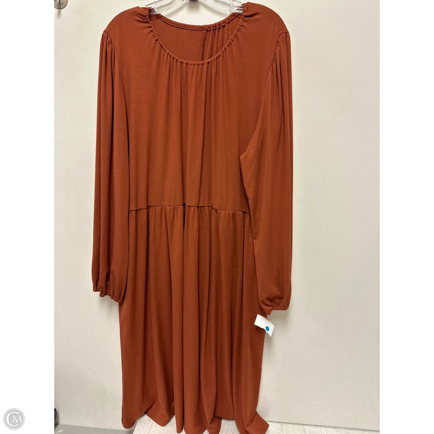 Dress Casual Short By Shein In Orange, Size: 3x
