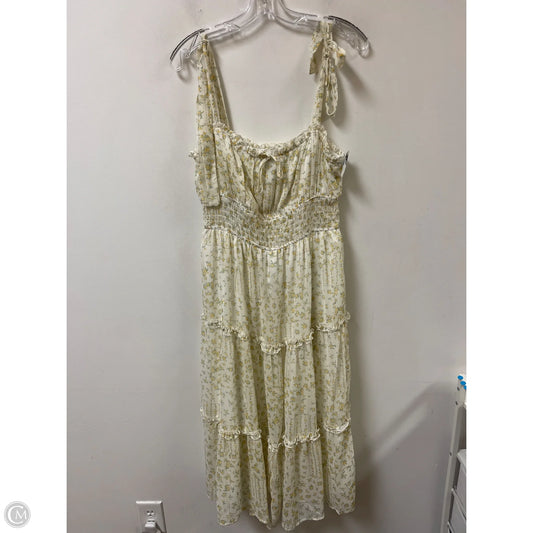 Dress Casual Midi By Trixxi In Yellow, Size: L