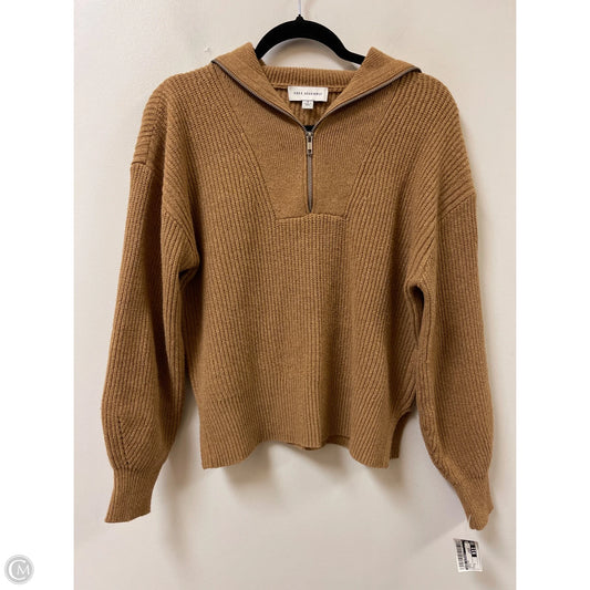 Sweater By Free Assembly In Brown, Size: S