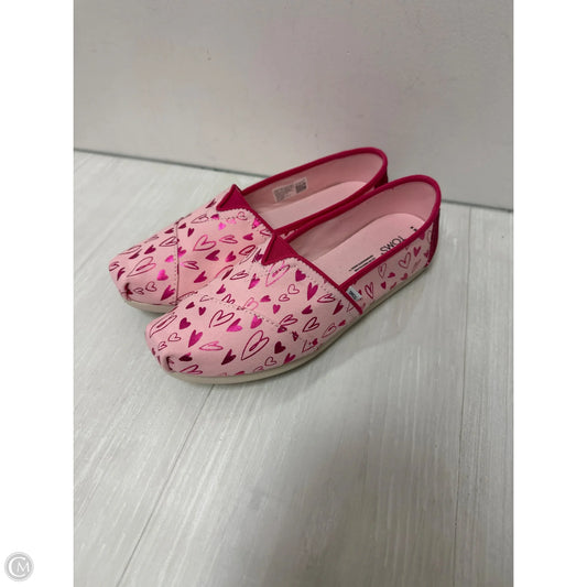 Shoes Flats By Toms In Pink, Size: 8