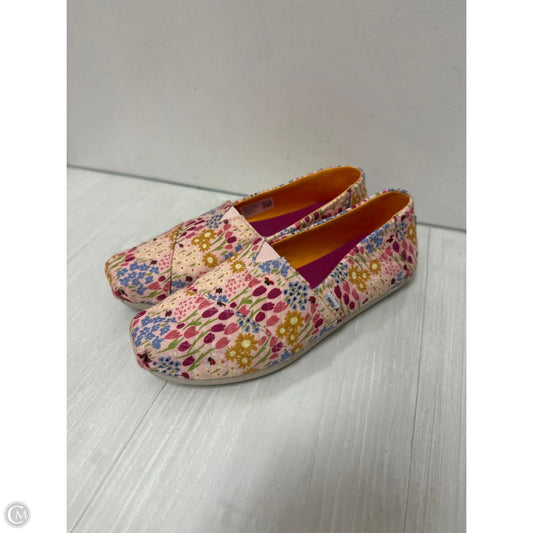 Shoes Flats By Toms In Floral Print, Size: 8