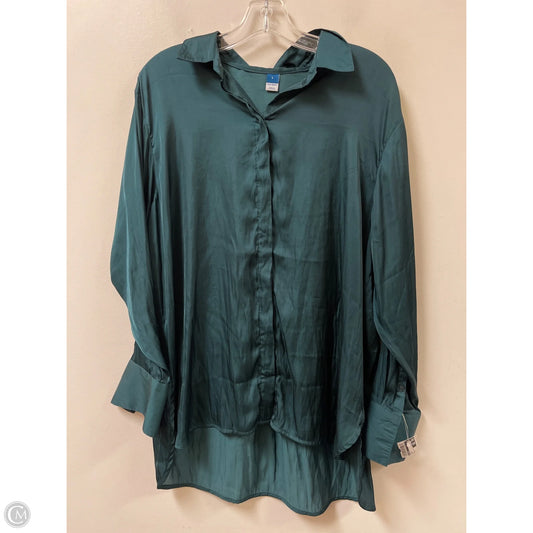 Top Long Sleeve By Old Navy In Green, Size: L
