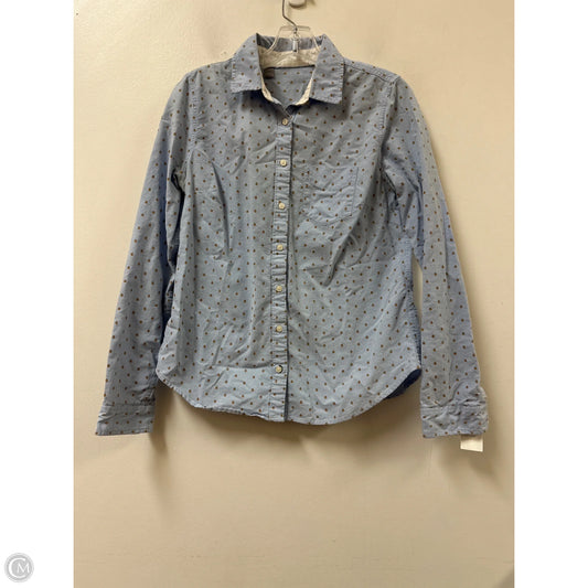 Top Long Sleeve By Clothes Mentor In Blue, Size: M