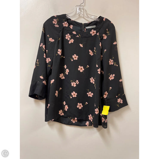 Top Long Sleeve By Daniel Rainn In Black, Size: M