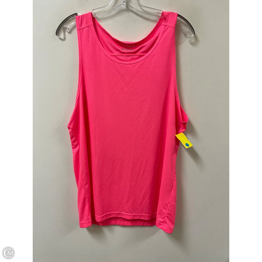 Athletic Tank Top By Clothes Mentor In Pink, Size: M