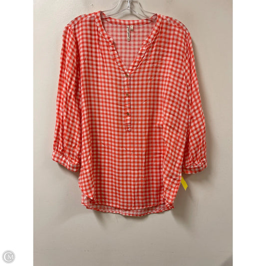 Top Long Sleeve By Grand And Greene In Orange, Size: L