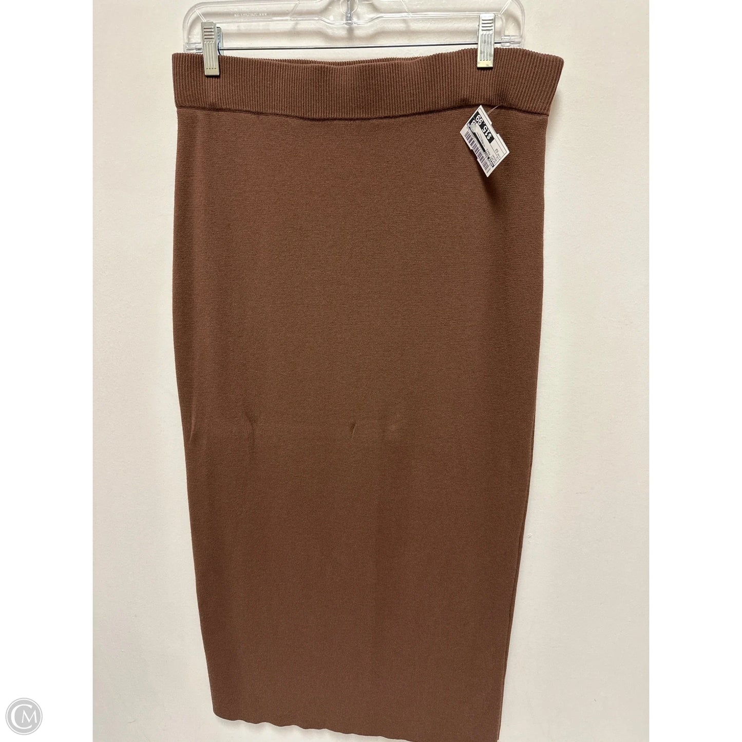 Skirt Maxi By Open Edit In Brown, Size: 12